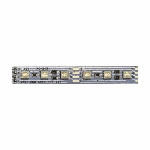 Taśma LED 5050 RGB na sztywnym aluminiowym podkładzie - multi kolor - 100 cm
